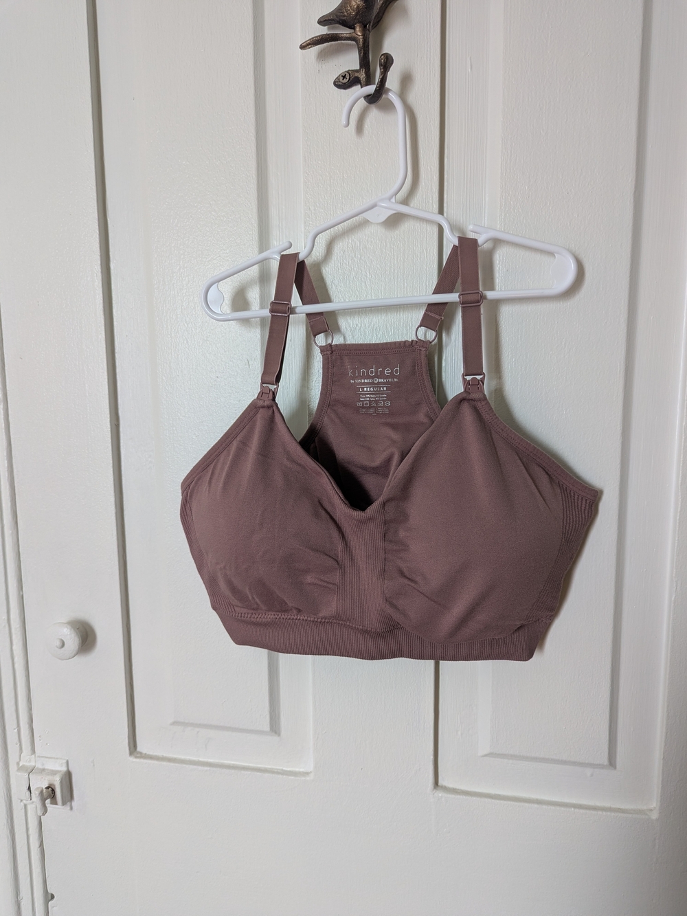 Kindred Braverly Nursing & Pumping Bra - Mauve, Large/Regular